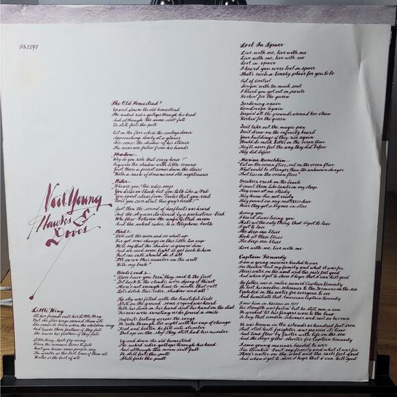 Neil Young "Hawks And Doves" 1980 Reprise (HS2297) Mint - Picture 4 of 7